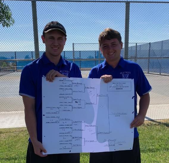 Beaumont's boys tennis duo captures doubles honors